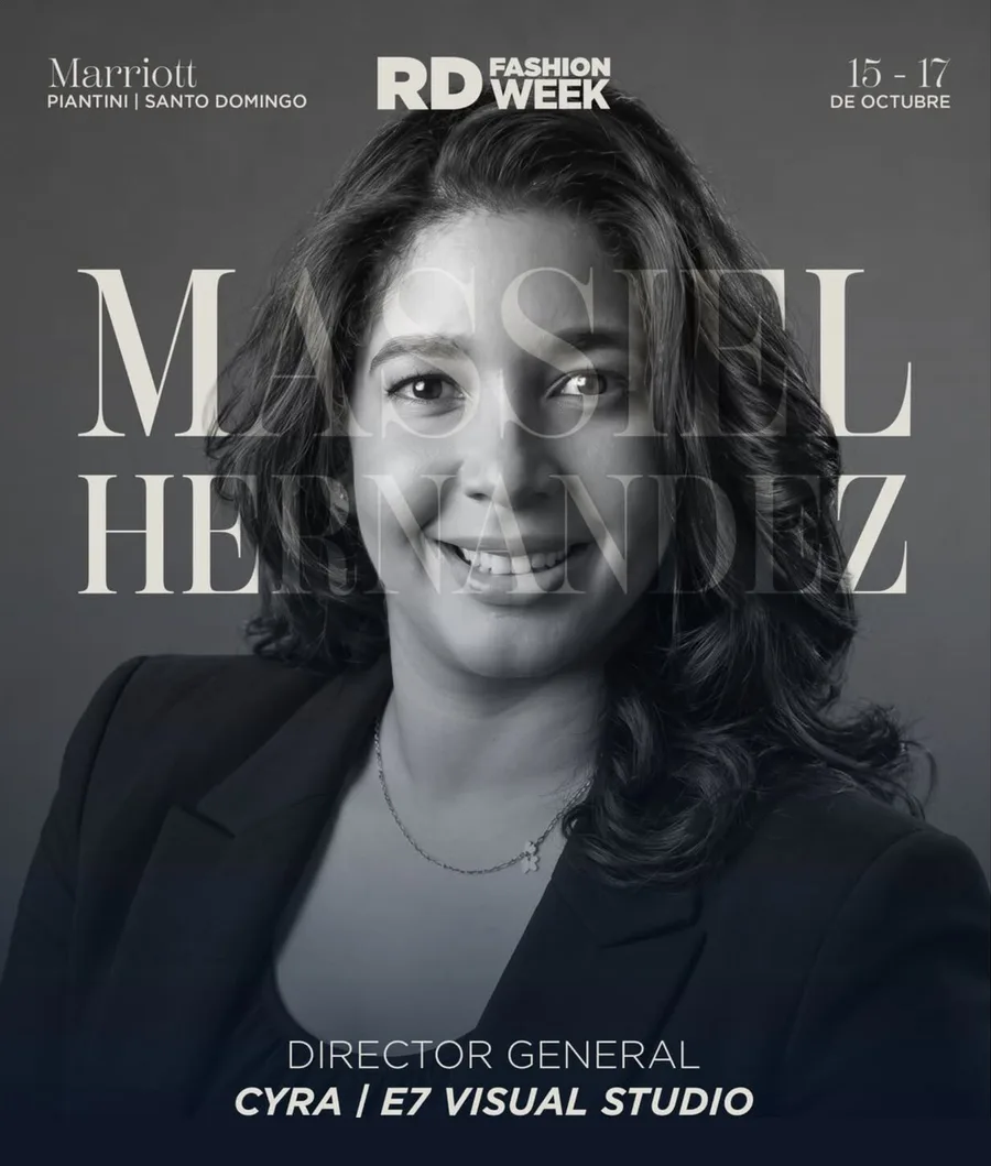 Massiel Hernández, Directora General de CYRA | E7 Visual Studio, en RD Fashion Week 2026